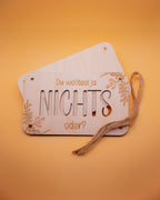 Geldgeschenk-Karte - NICHTS aus Holz