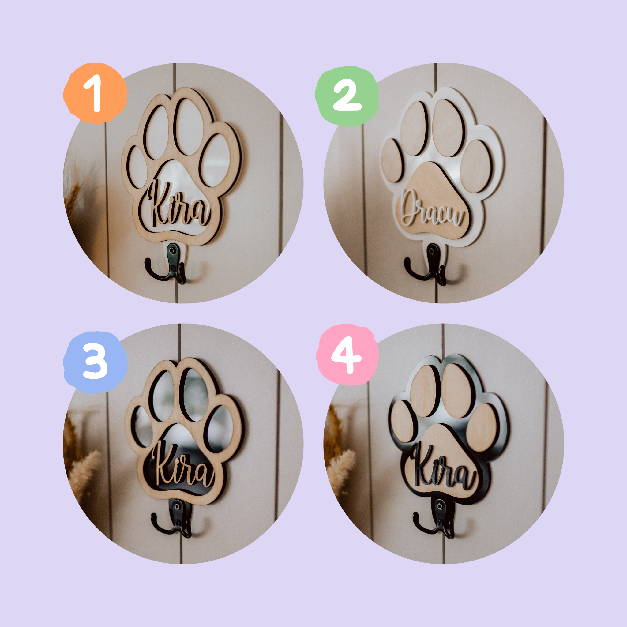 Hundegarderobe - Leinenhalter Modern