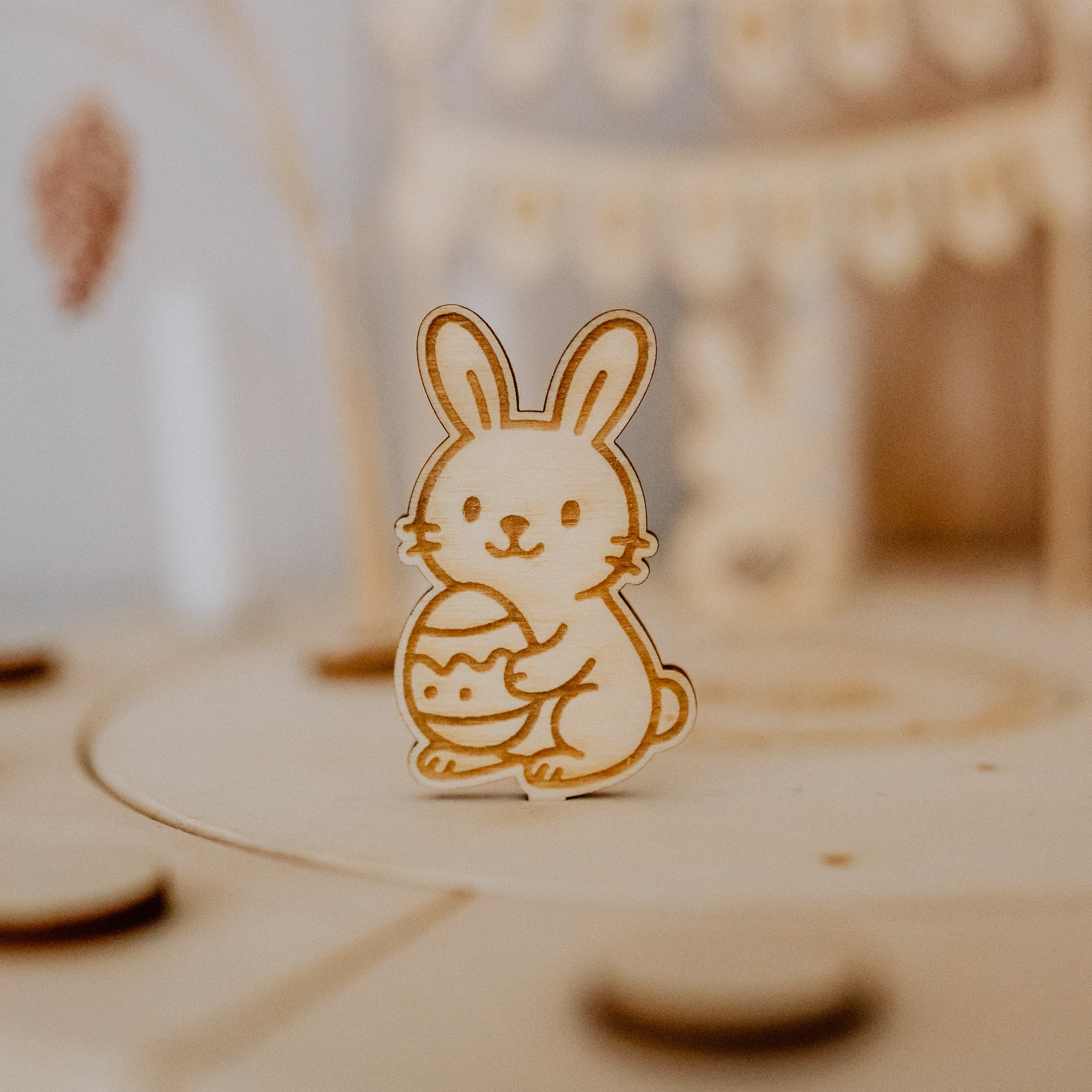 Holzkranz "Ostern" - erweiterbar für Geburtstage