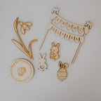 Holzkranz "Ostern" - erweiterbar für Geburtstage