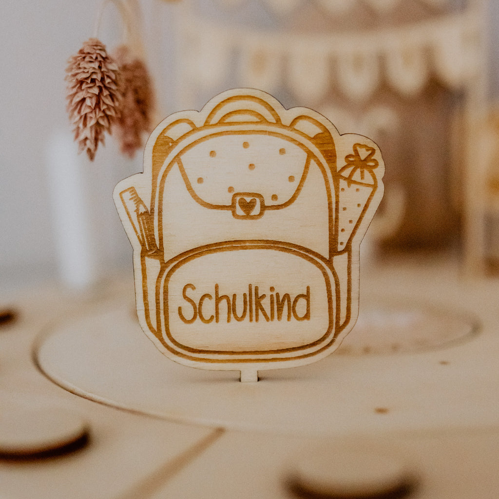 Holzkranz "Einschulung" - erweiterbar für Festtage