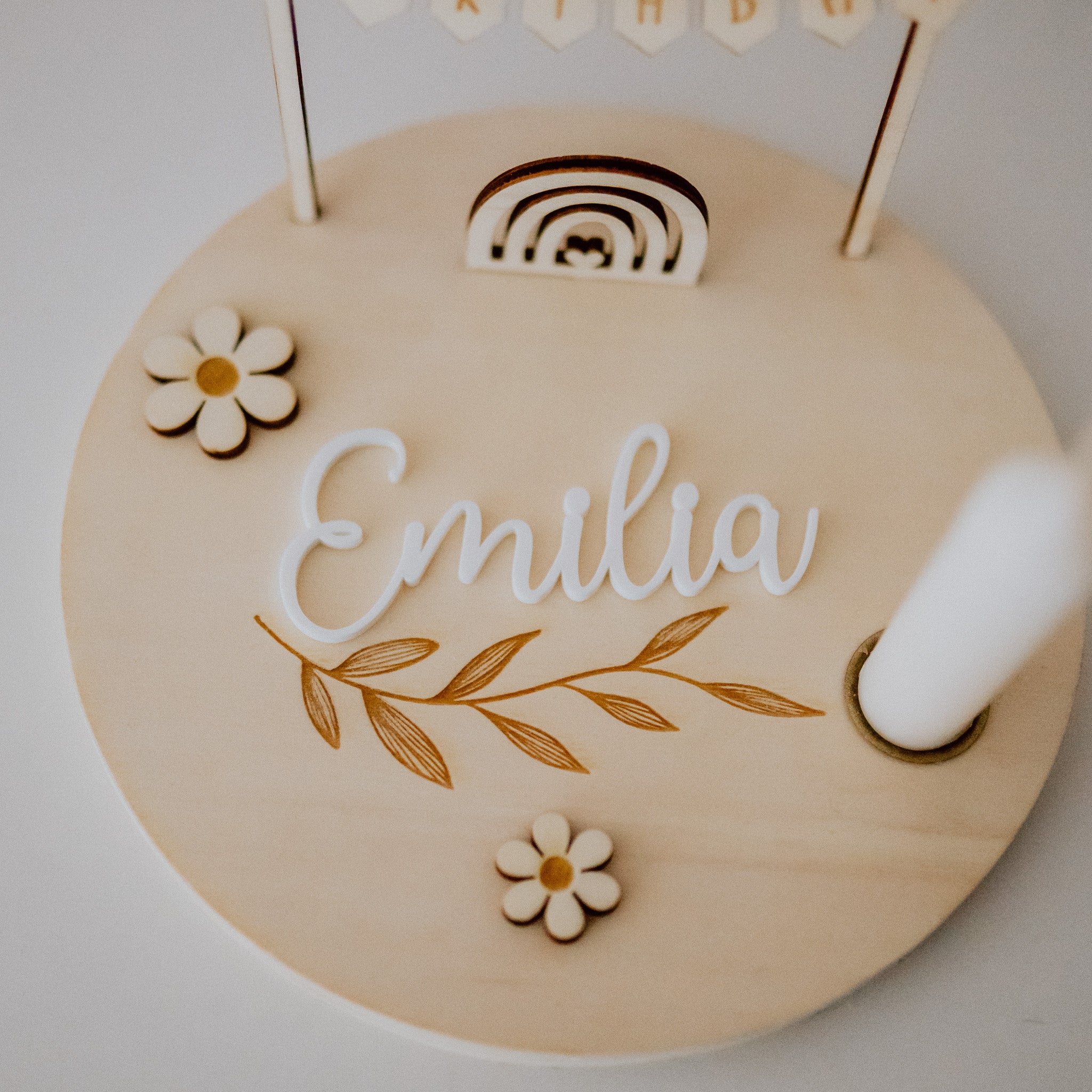 "Motiv-Abdeckung" für den Holzkranz