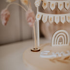 Holzkranz "Geburtstag" mit Acryl-Name