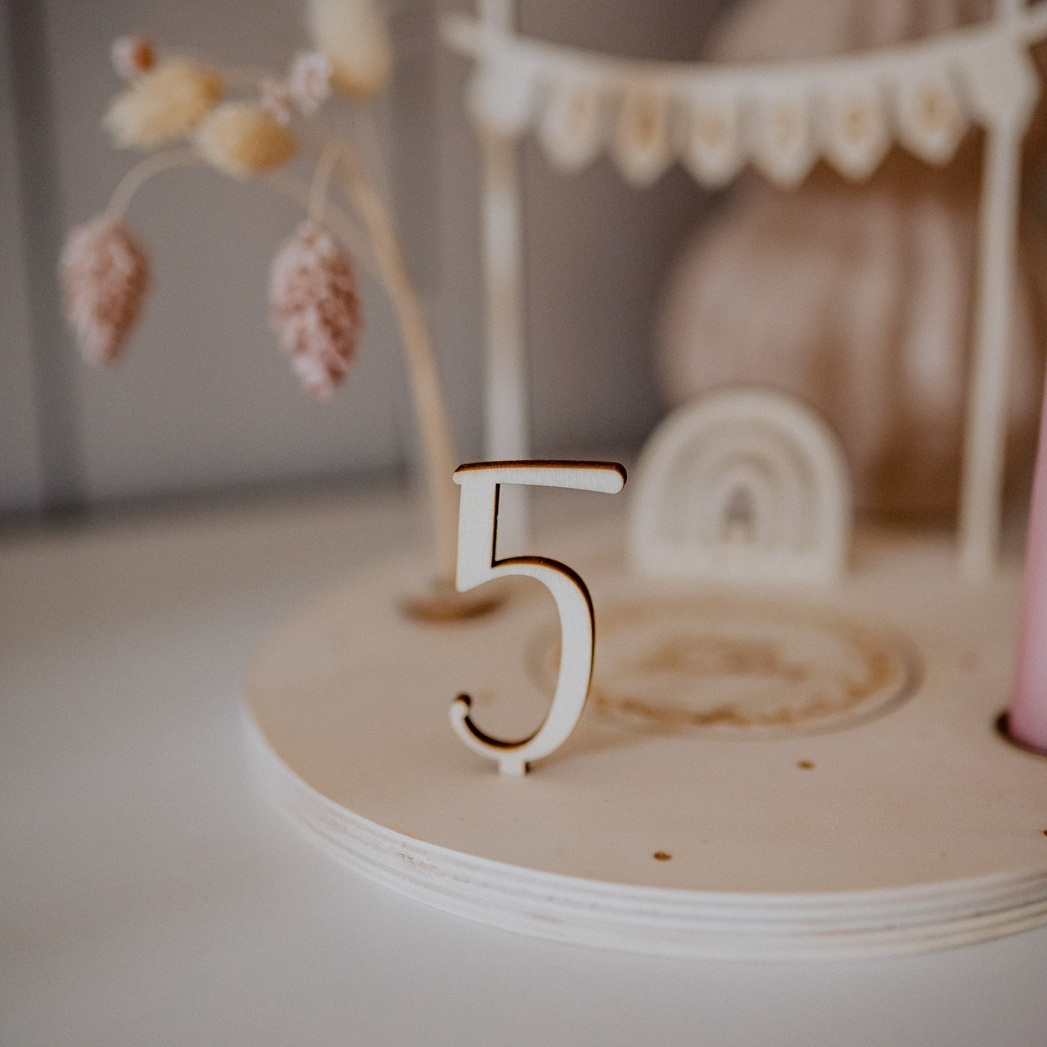 Holzkranz Geburtstag - erweiterbar für Festtage