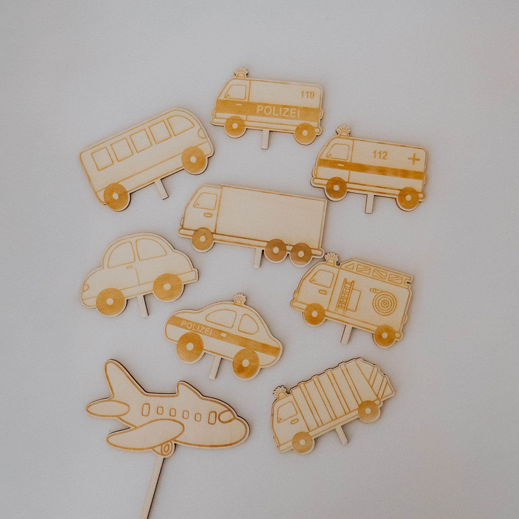 "Fahrzeuge" Erweiterungs-Motive für alle Holzkränze