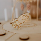 "Weltraum" Erweiterungs-Motive für alle Holzkränze