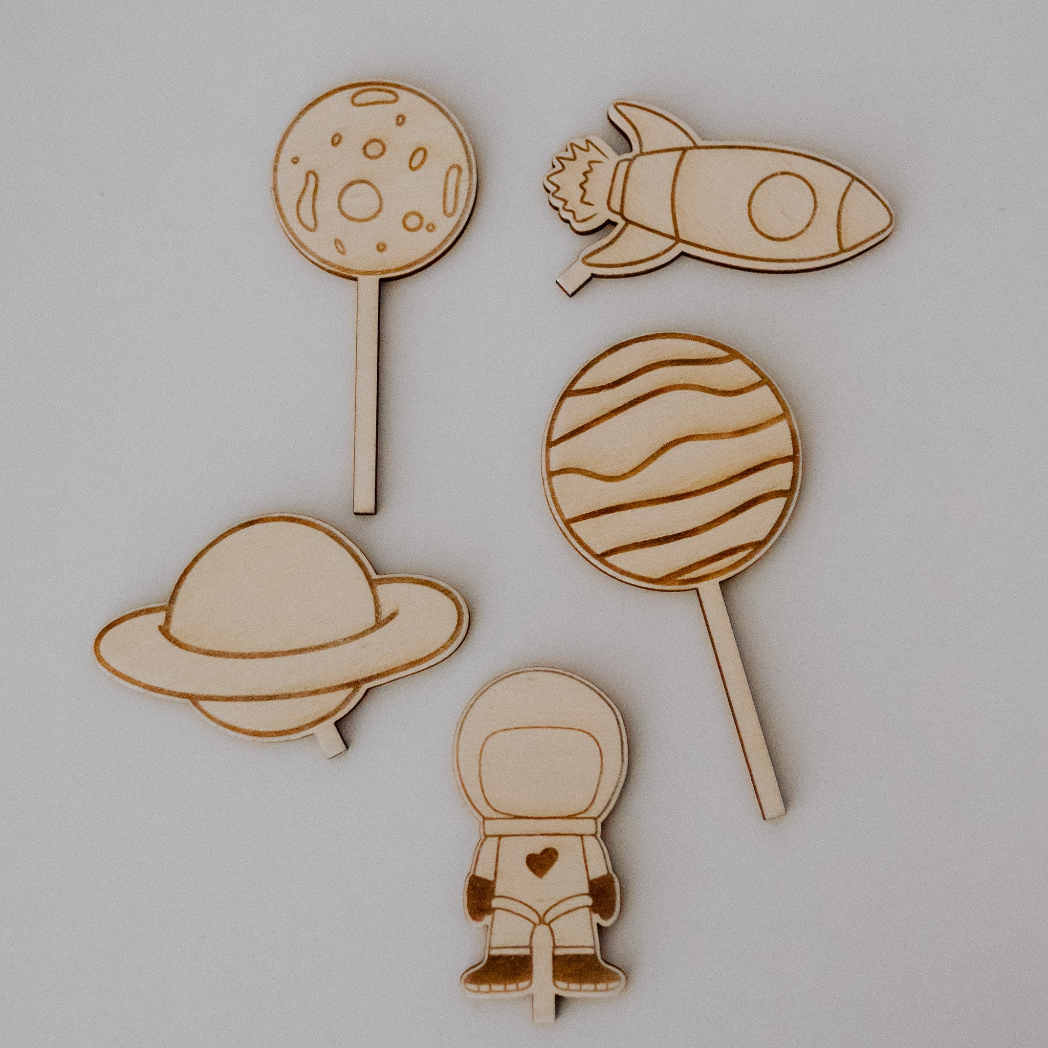 "Weltraum" Erweiterungs-Motive für alle Holzkränze