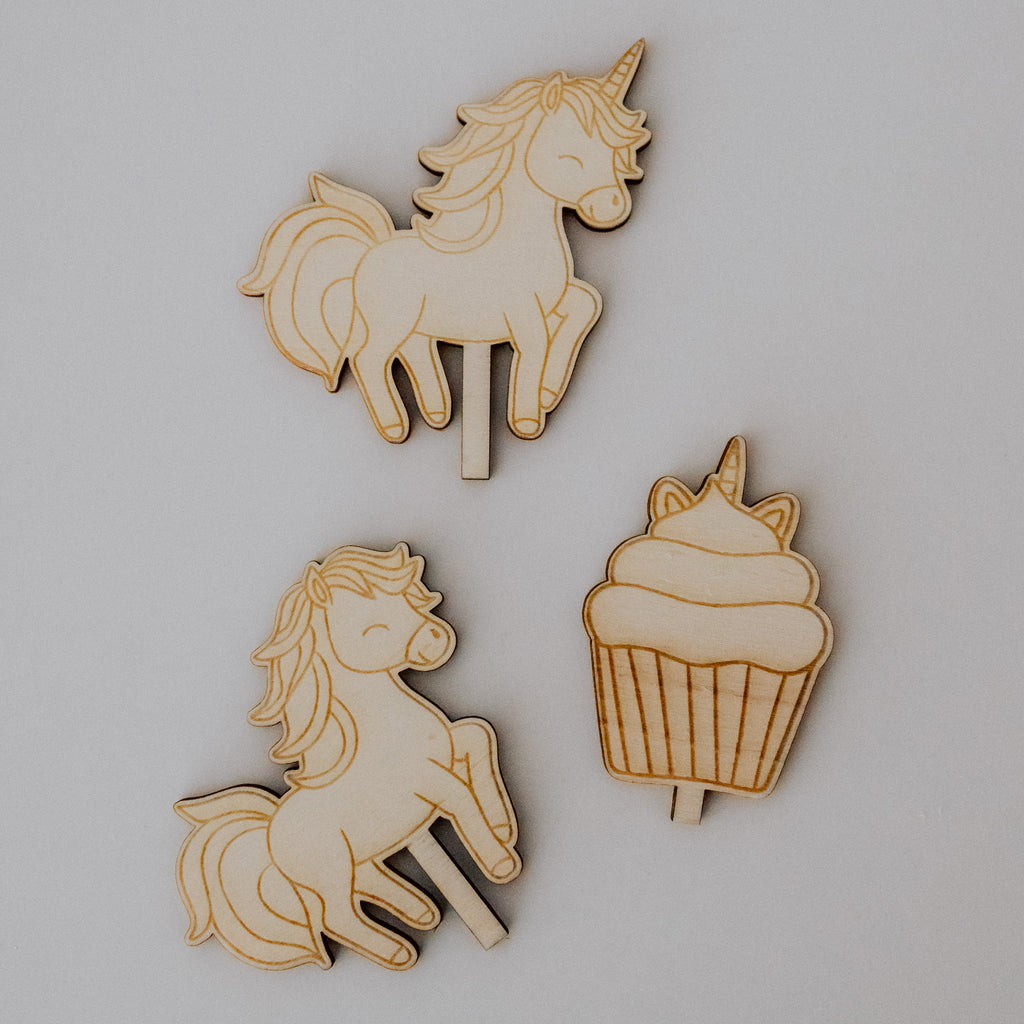 "Einhorn" Erweiterungs-Motive für alle Holzkränze