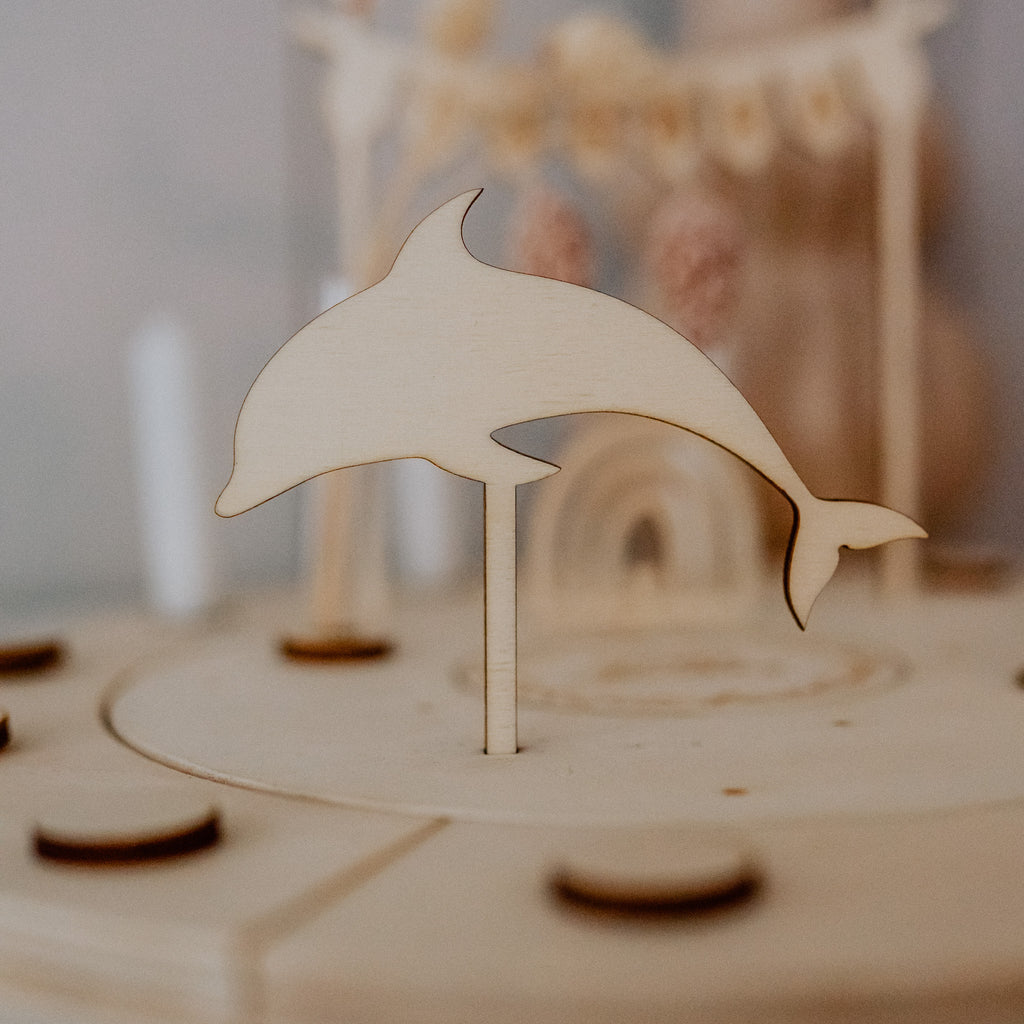 "Meerjungfrau" Erweiterungs-Motive für alle Holzkränze