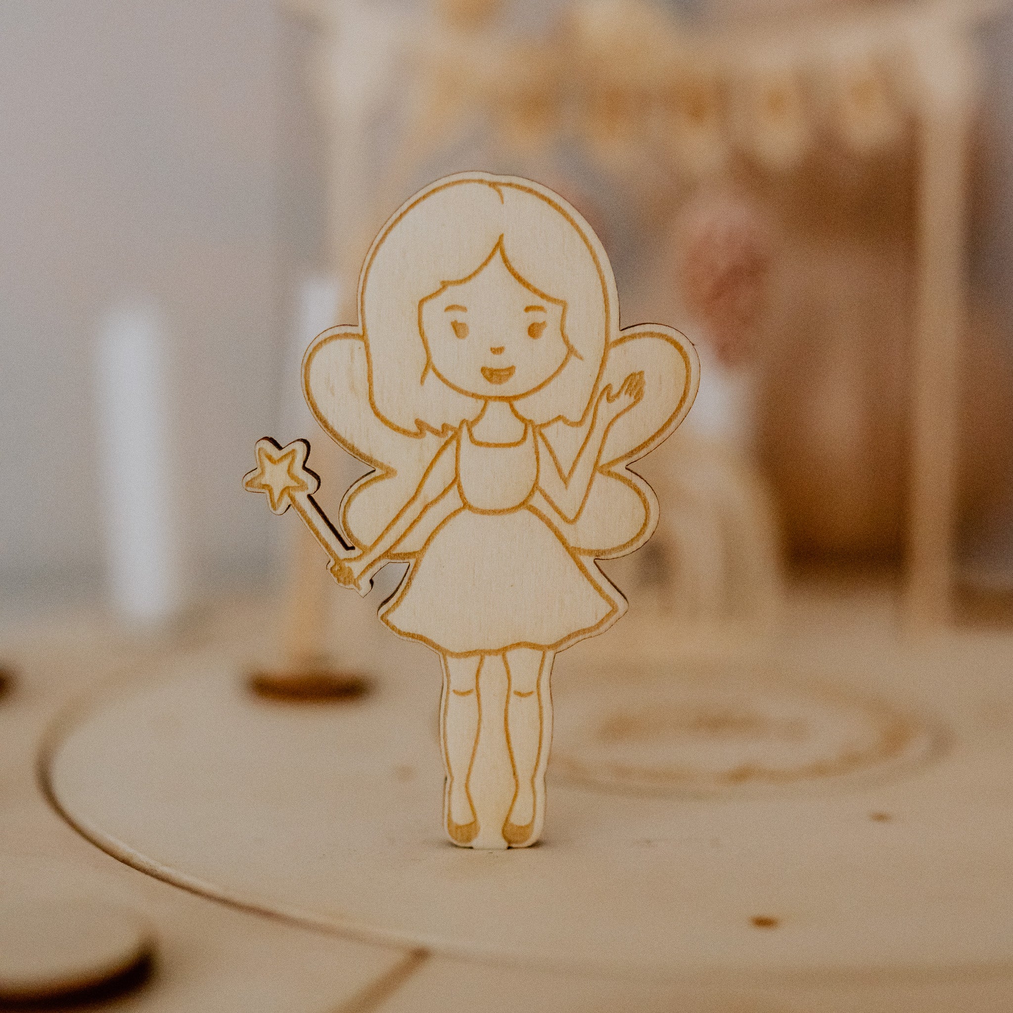 "Wald-Fee" Erweiterungs-Motive für alle Holzkränze