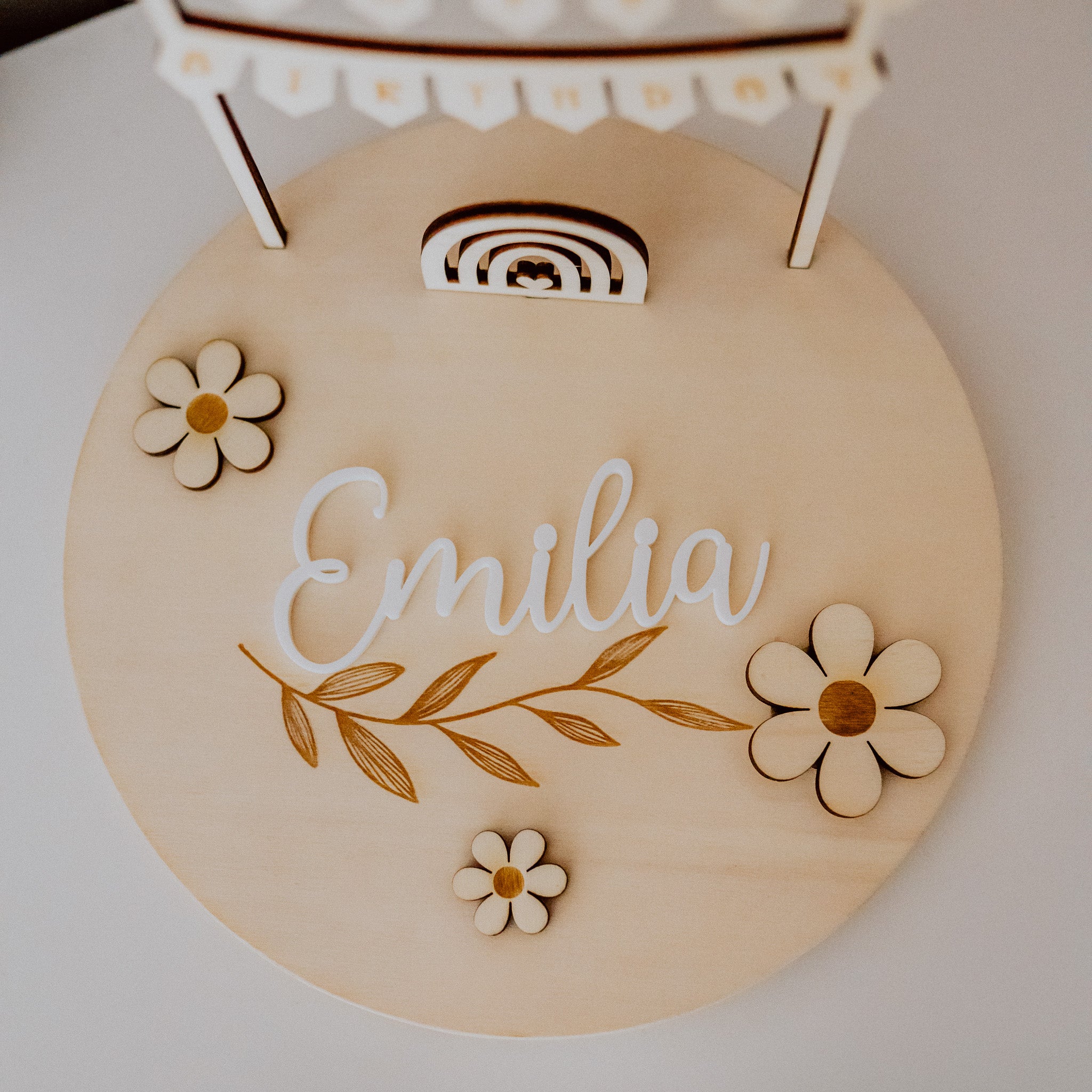 "Motiv-Abdeckung" für den Holzkranz