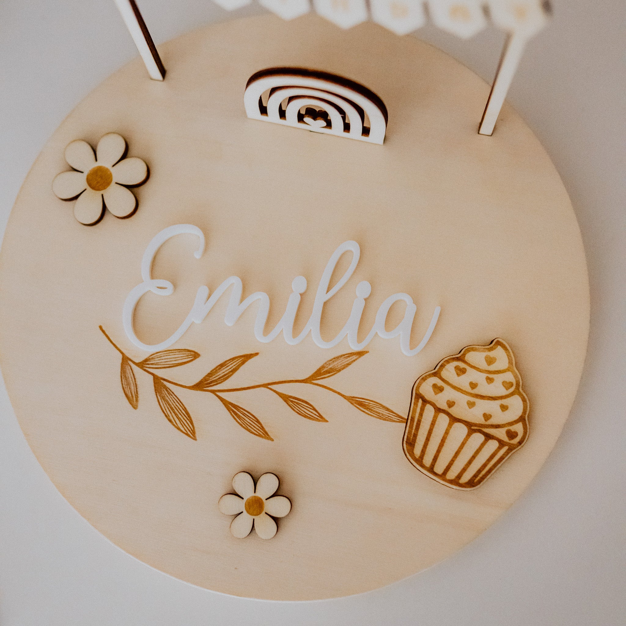 "Motiv-Abdeckung" für den Holzkranz