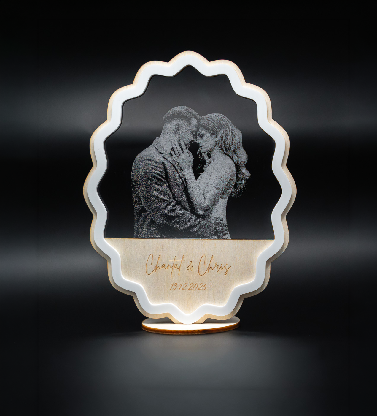 Eure Liebe, verewigt – Personalisiertes Acryl Foto