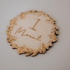 Meilenstein-Karten „Meine ersten 12 Monate“ – Holz & Acryl