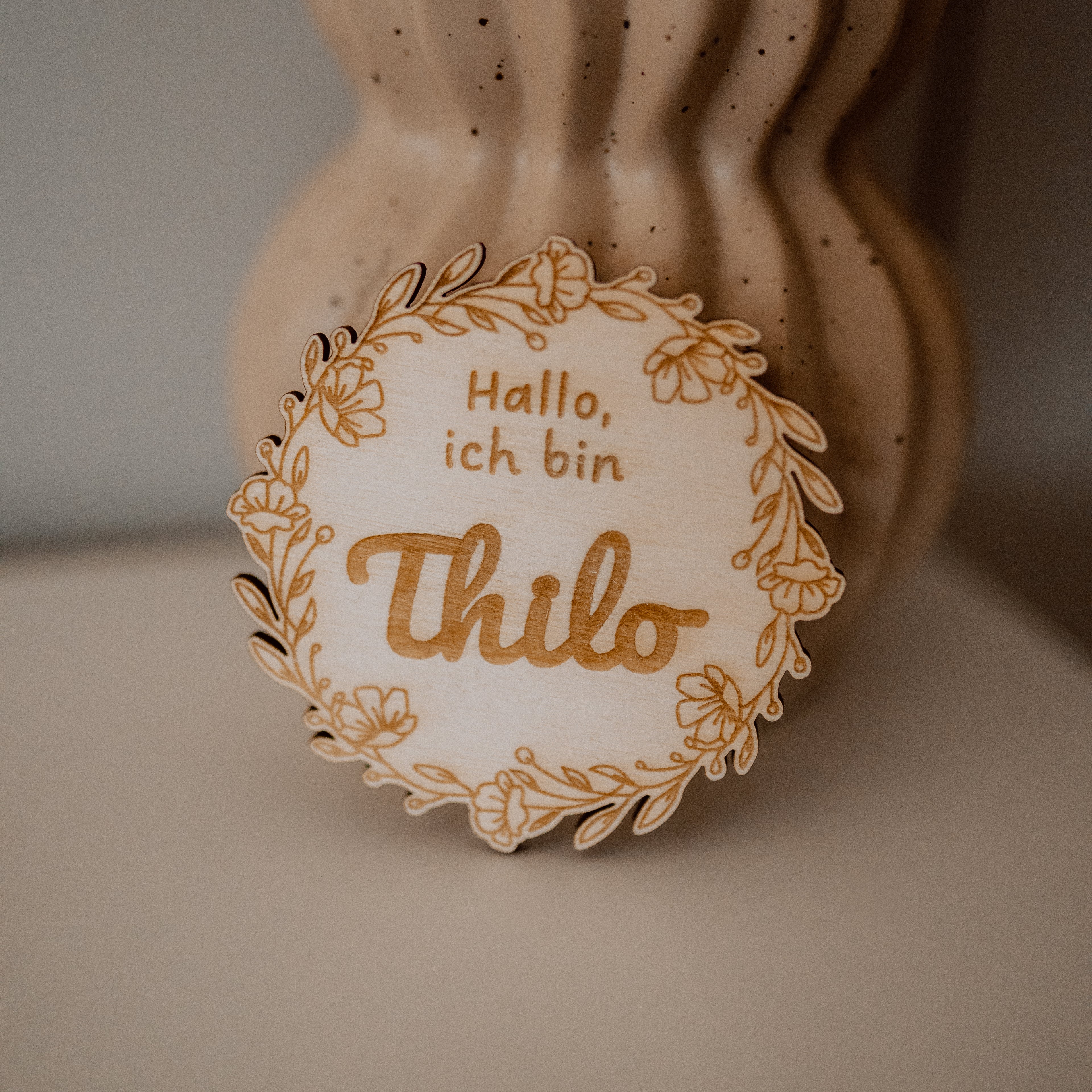 Meilenstein-Karten „Meine ersten 12 Monate“ – Holz & Acryl