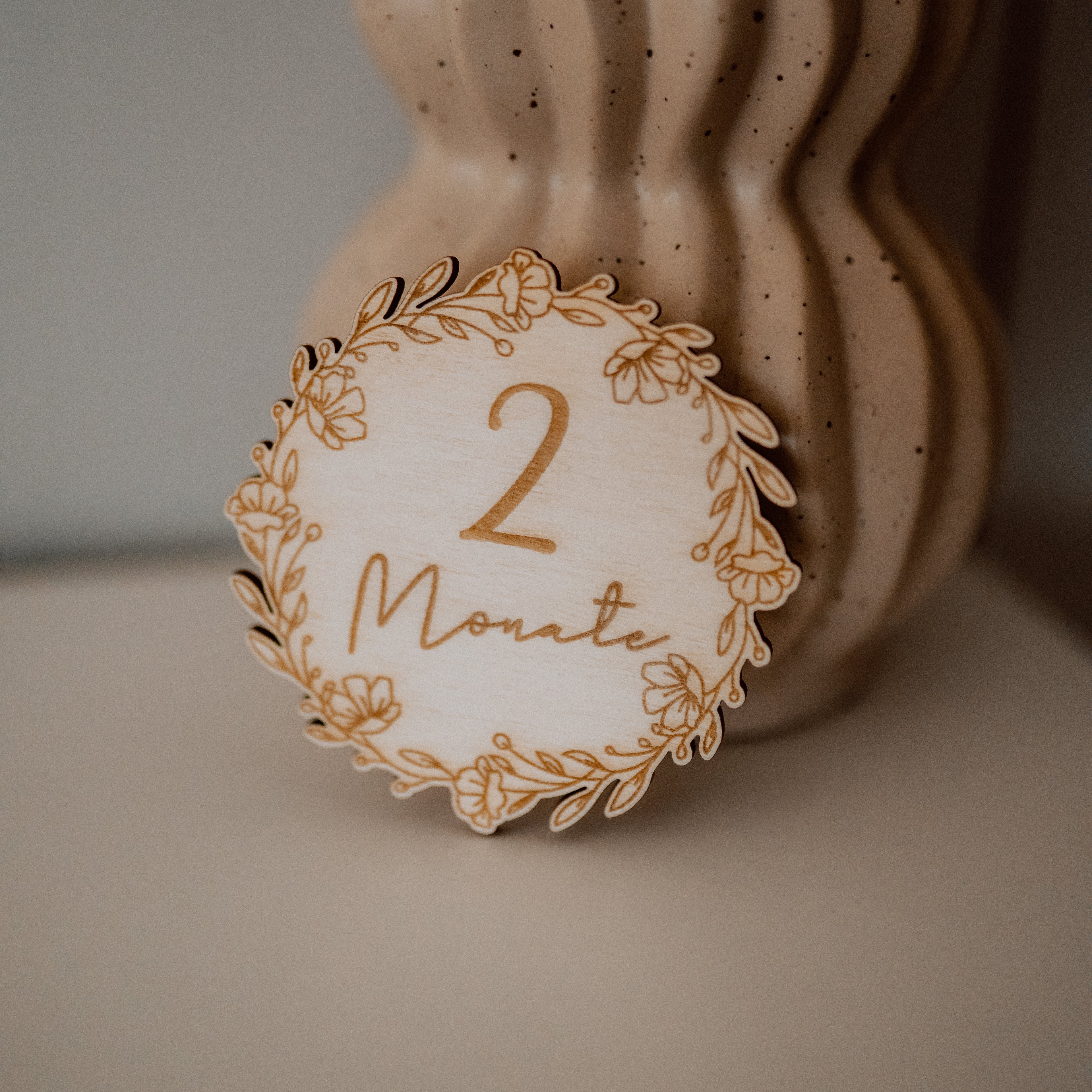 Meilenstein-Karten „Meine ersten 12 Monate“ – Holz & Acryl