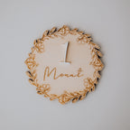 Meilenstein-Karten „Meine ersten 12 Monate“ – Holz & Acryl