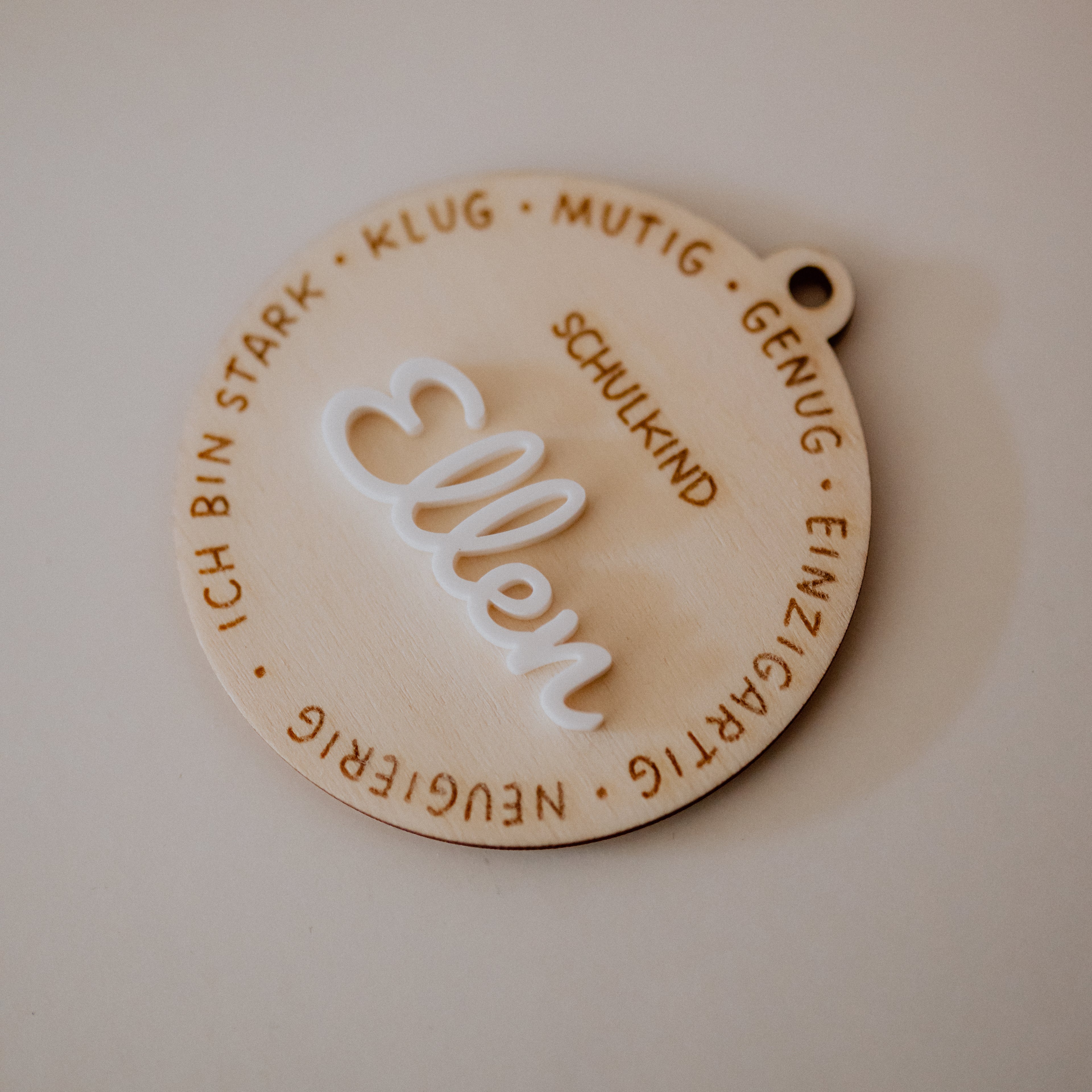 Anhänger für die Schultüte - Affirmation